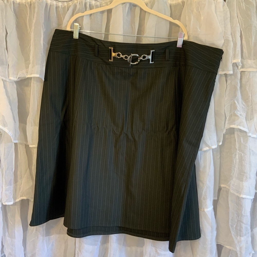 NWT Lane Bryant plus size pinstripe business skirt